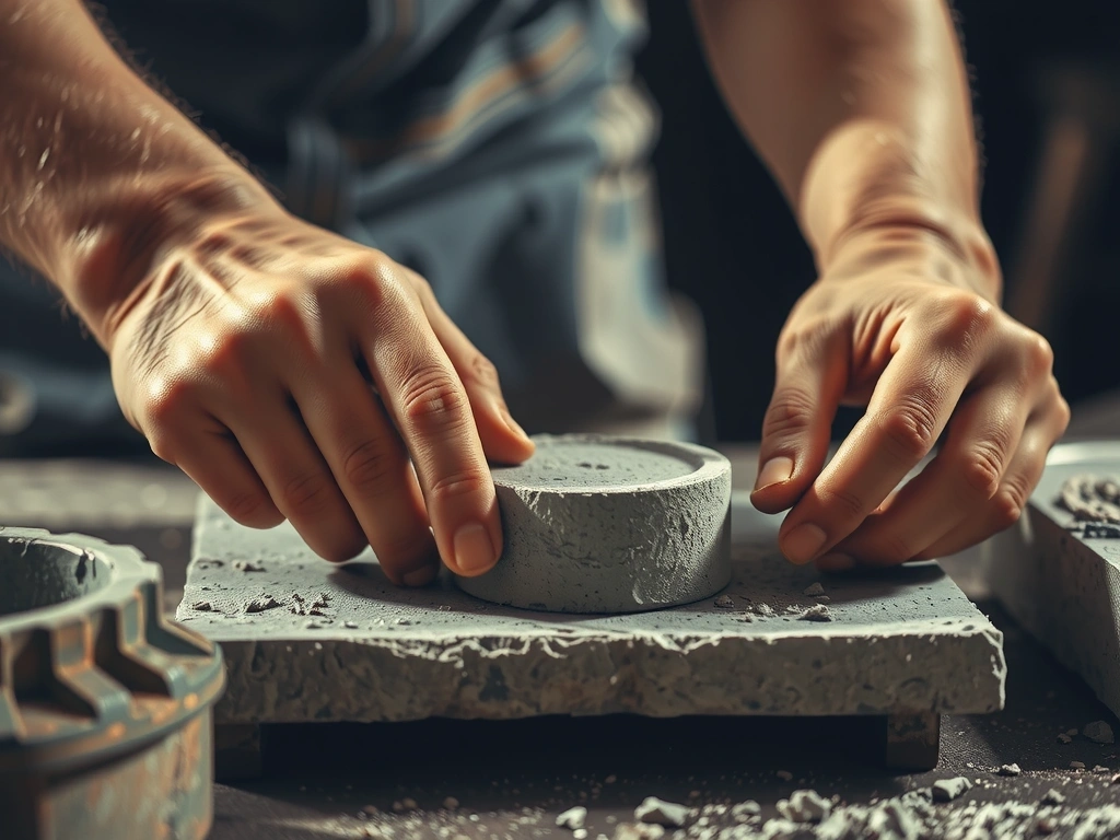 Artisan en train de travailler