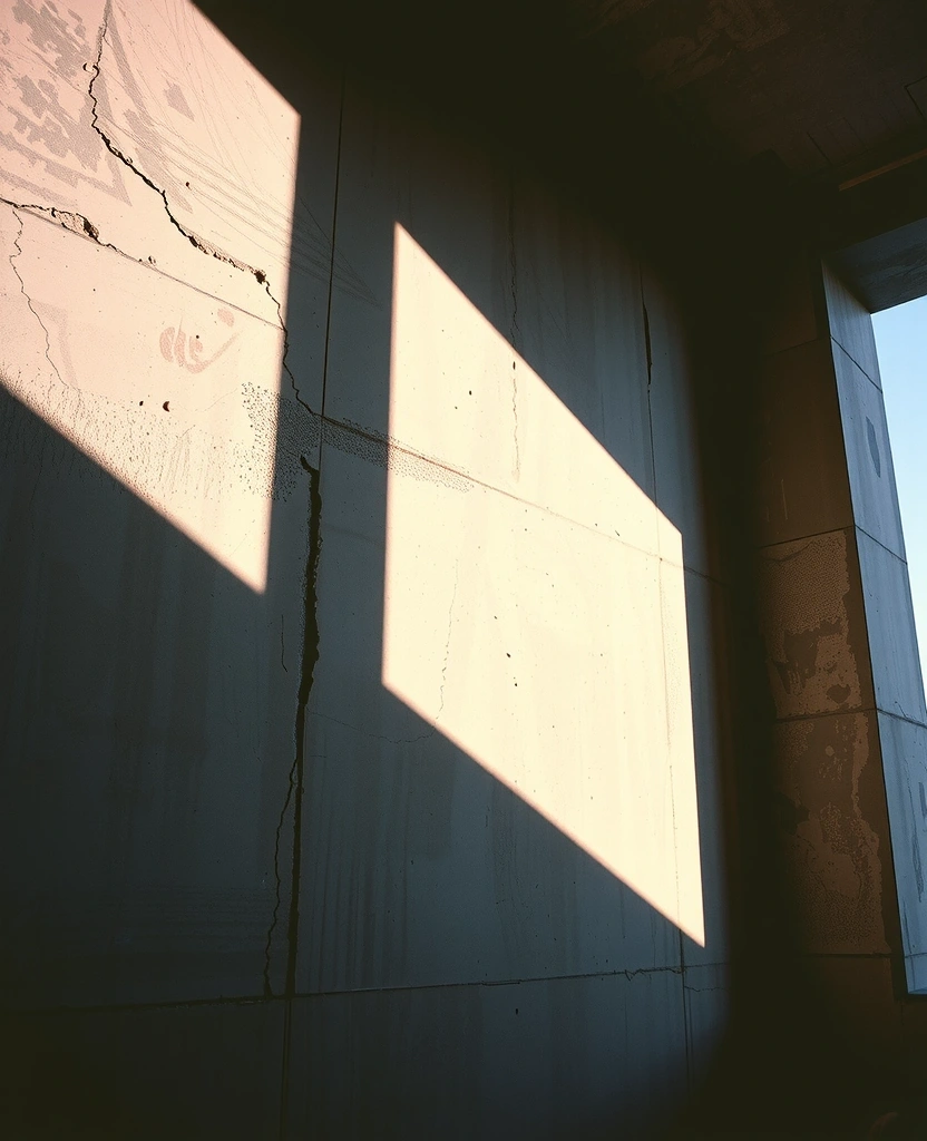 Texture de béton brut avec éclairage dramatique